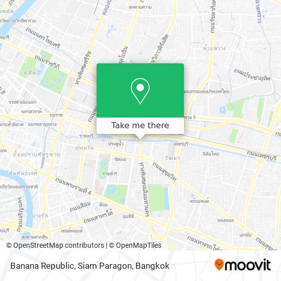 Banana Republic, Siam Paragon map