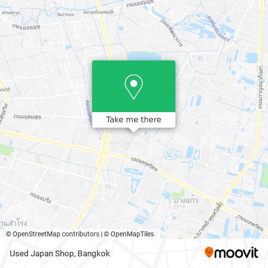 Used Japan Shop map