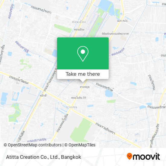 Atitta Creation Co., Ltd. map