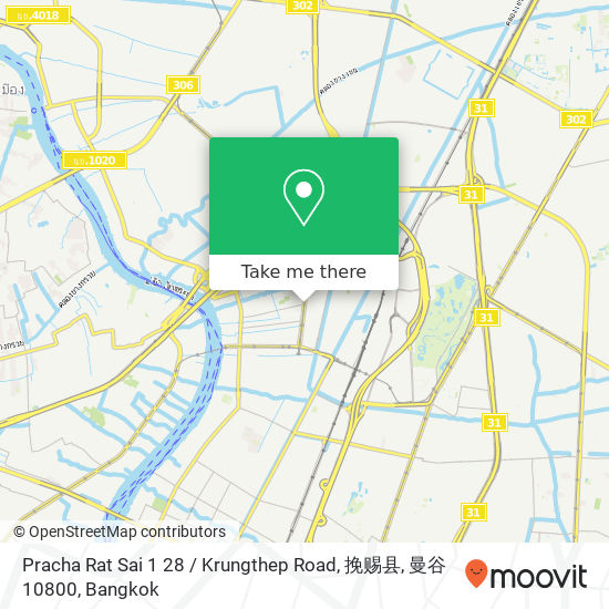 Pracha Rat Sai 1 28 / Krungthep Road, 挽赐县, 曼谷 10800 map