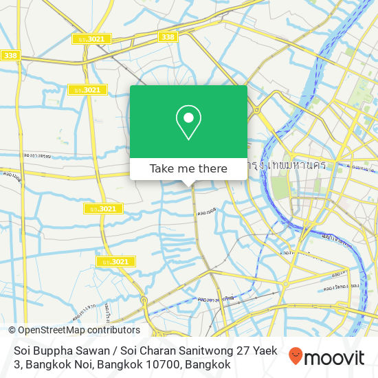 Soi Buppha Sawan / Soi Charan Sanitwong 27 Yaek 3, Bangkok Noi, Bangkok 10700 map