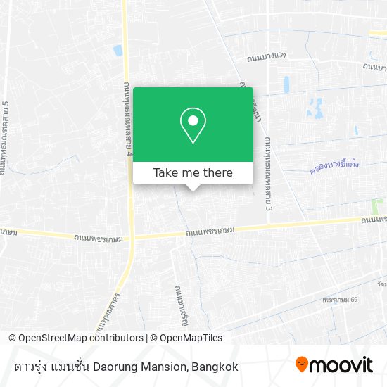 ดาวรุ่ง แมนชั่น Daorung Mansion map