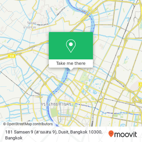 181 Samsen 9 (สามเสน 9), Dusit, Bangkok 10300 map