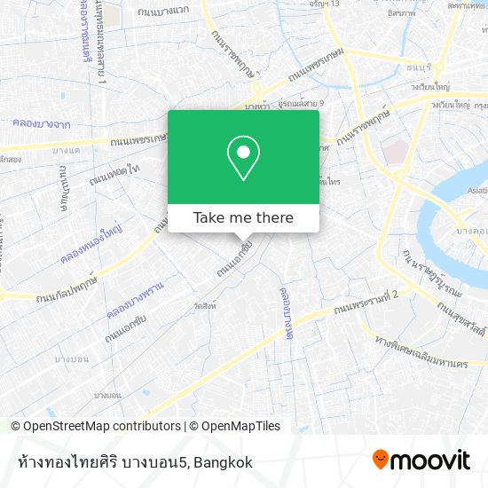 ห้างทองไทยศิริ บางบอน5 map