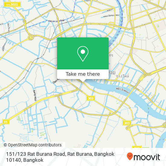 151 / 123 Rat Burana Road, Rat Burana, Bangkok 10140 map