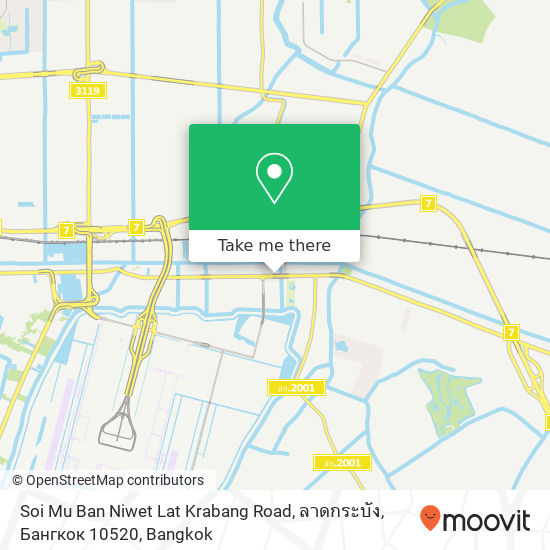 Soi Mu Ban Niwet Lat Krabang Road, ลาดกระบัง, Бангкок 10520 map