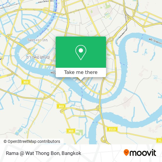 Rama @ Wat Thong Bon map