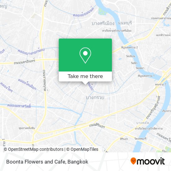 Boonta Flowers and Cafe map