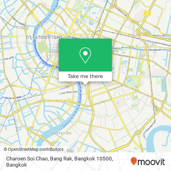 Charoen Soi Chao, Bang Rak, Bangkok 10500 map