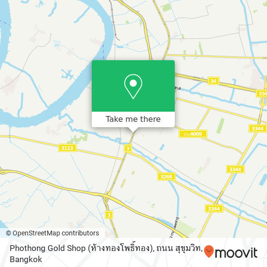 Phothong Gold Shop (ห้างทองโพธิ์ทอง), ถนน สุขุมวิท map