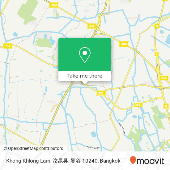 Khong Khlong Lam, 汶昆县, 曼谷 10240 map