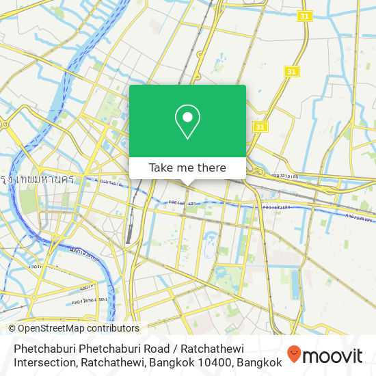 Phetchaburi Phetchaburi Road / Ratchathewi Intersection, Ratchathewi, Bangkok 10400 map