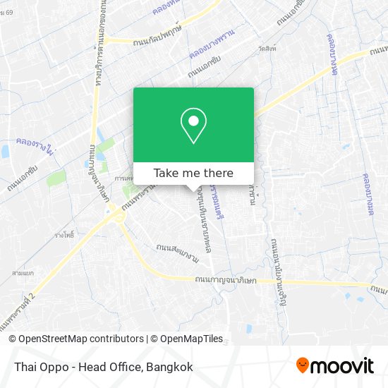 Thai Oppo - Head Office map