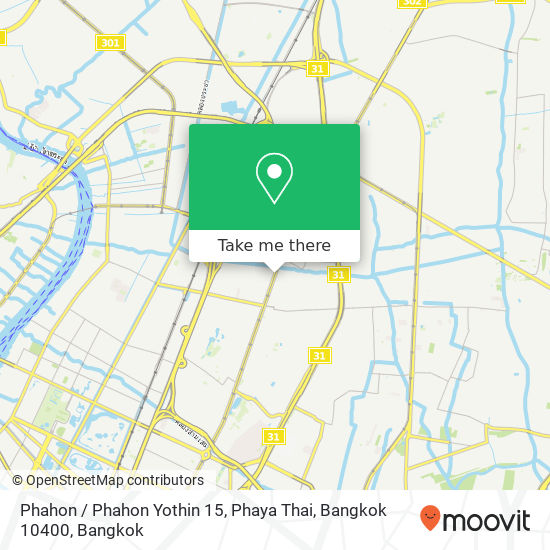 Phahon / Phahon Yothin 15, Phaya Thai, Bangkok 10400 map