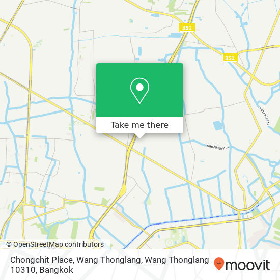 Chongchit Place, Wang Thonglang, Wang Thonglang 10310 map
