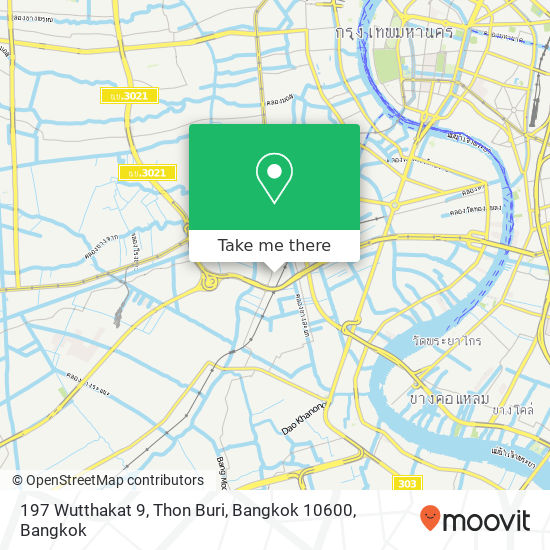 197 Wutthakat 9, Thon Buri, Bangkok 10600 map