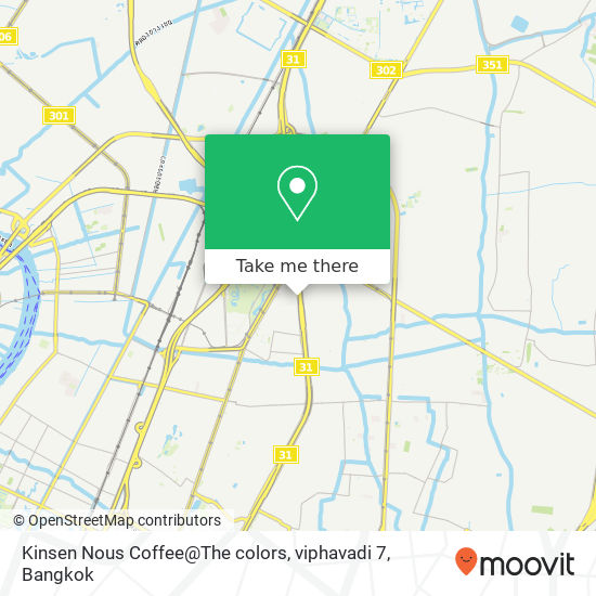 Kinsen Nous Coffee@The colors, viphavadi 7 map