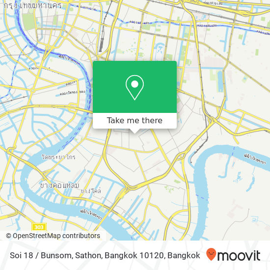 Soi 18 / Bunsom, Sathon, Bangkok 10120 map