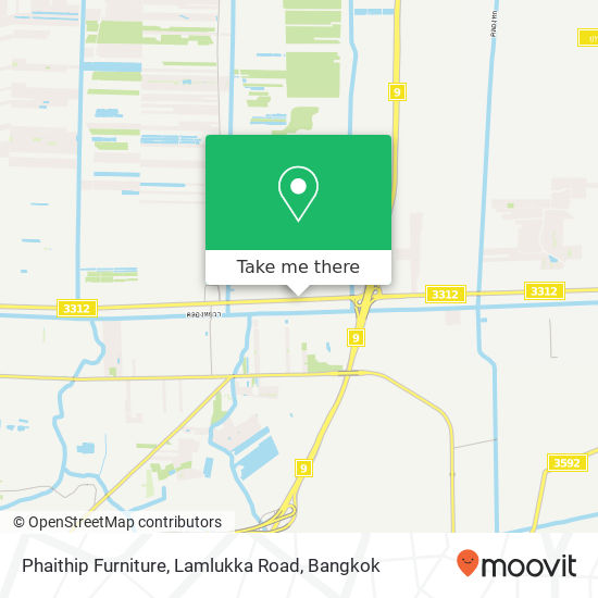 Phaithip Furniture, Lamlukka Road map