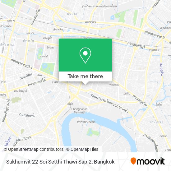 Sukhumvit 22 Soi Setthi Thawi Sap 2 map