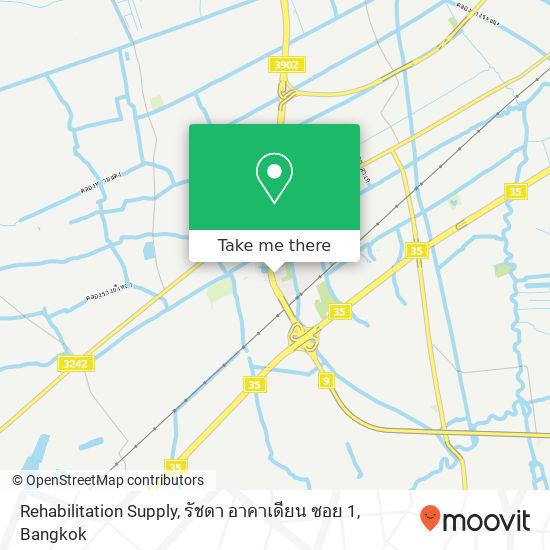 Rehabilitation Supply, รัชดา อาคาเดียน ซอย 1 map