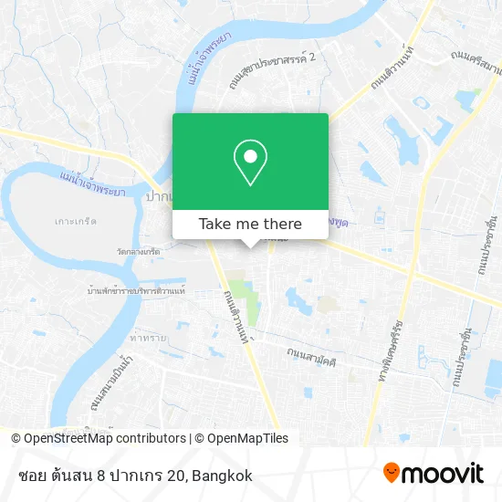 ซอย ต้นสน 8 ปากเกร 20 map