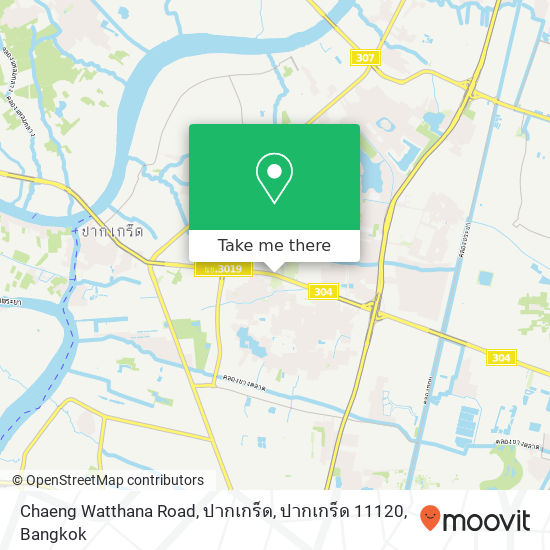 Chaeng Watthana Road, ปากเกร็ด, ปากเกร็ด 11120 map