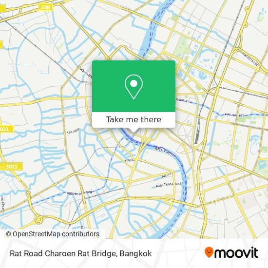 Rat Road Charoen Rat Bridge map
