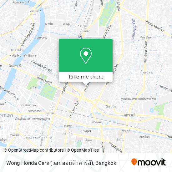 Wong Honda Cars (วอง ฮอนด้าคาร์ส์) map