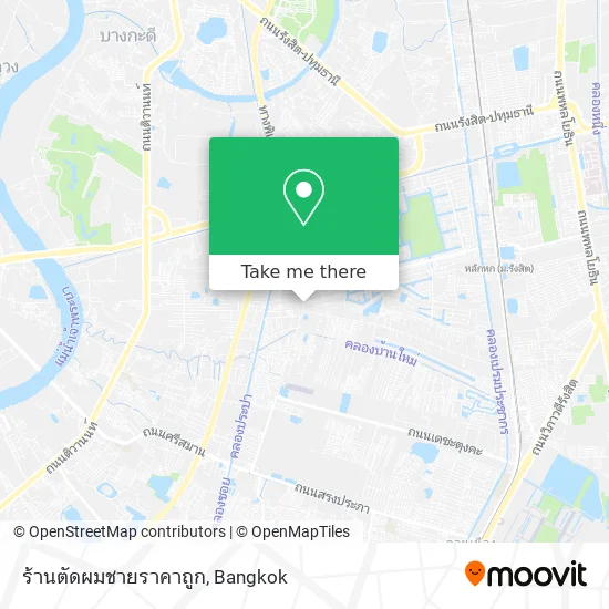 ร้านตัดผมชายราคาถูก map