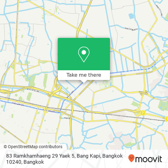 83 Ramkhamhaeng 29 Yaek 5, Bang Kapi, Bangkok 10240 map