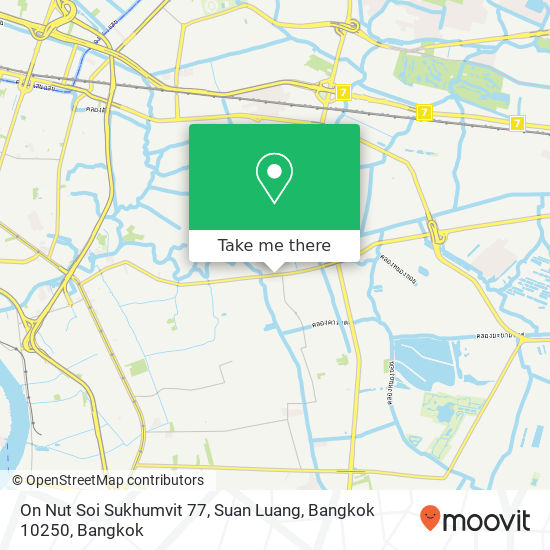 On Nut Soi Sukhumvit 77, Suan Luang, Bangkok 10250 map
