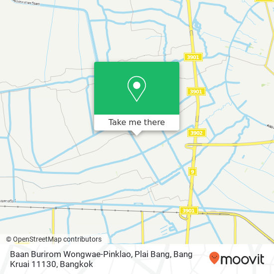 Baan Burirom Wongwae-Pinklao, Plai Bang, Bang Kruai 11130 map