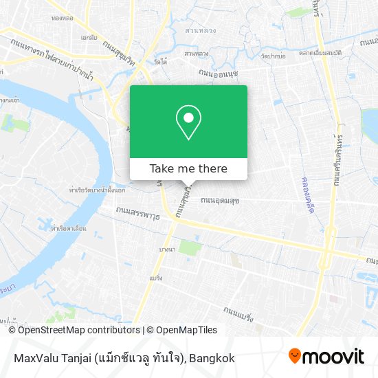 MaxValu Tanjai (แม็กซ์แวลู ทันใจ) map