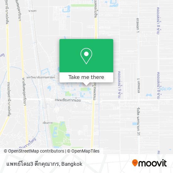 แพทย์โดม3 ตึกคุณากร map