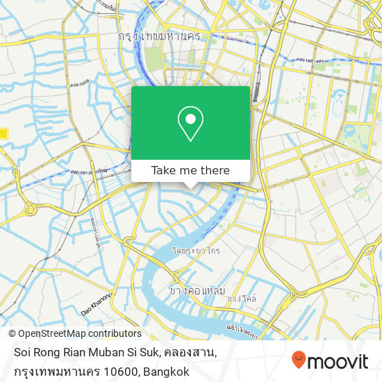 Soi Rong Rian Muban Si Suk, คลองสาน, กรุงเทพมหานคร 10600 map