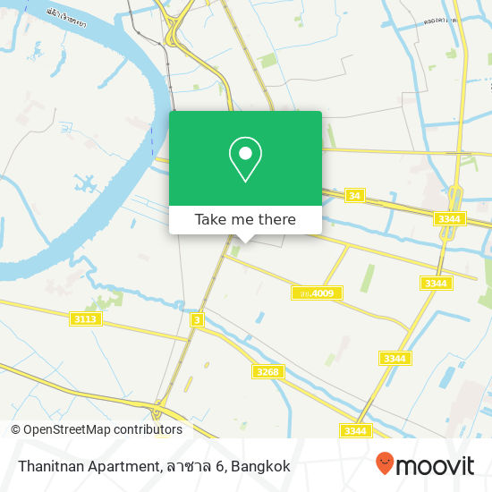 Thanitnan Apartment, ลาซาล 6 map