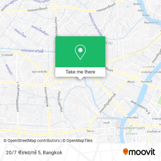 20/7 ชัยพฤกษ์ 5 map