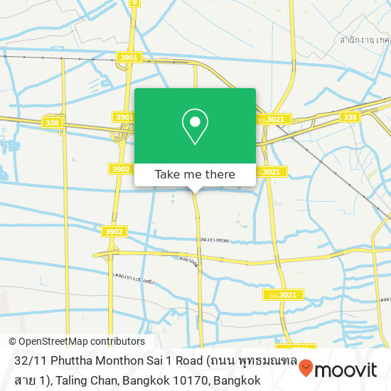 32 / 11 Phuttha Monthon Sai 1 Road (ถนน พุทธมณฑลสาย 1), Taling Chan, Bangkok 10170 map