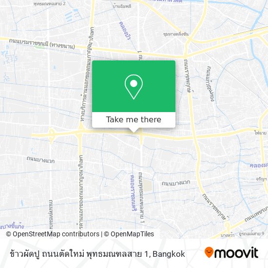 ข้าวผัดปู ถนนตัดใหม่ พุทธมณฑลสาย 1 map