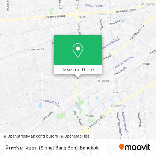 สีเพชรบางบอน (Siphet Bang Bon) map