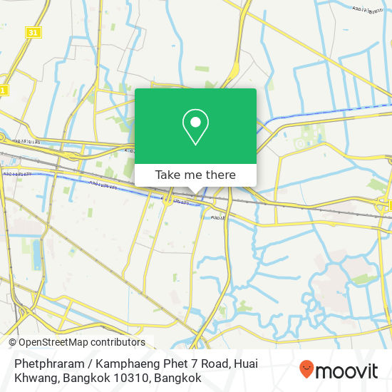 Phetphraram / Kamphaeng Phet 7 Road, Huai Khwang, Bangkok 10310 map