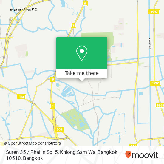 Suren 35 / Phailin Soi 5, Khlong Sam Wa, Bangkok 10510 map