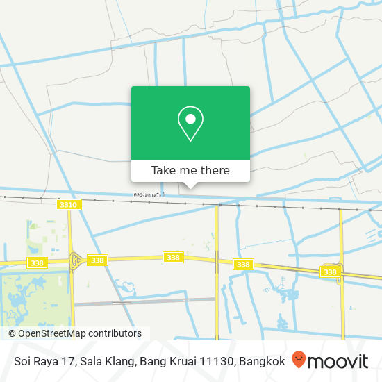 Soi Raya 17, Sala Klang, Bang Kruai 11130 map