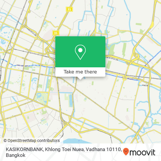 KASIKORNBANK, Khlong Toei Nuea, Vadhana 10110 map
