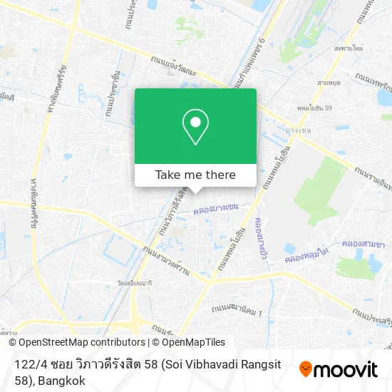 122 / 4 ซอย วิภาวดีรังสิต 58 (Soi Vibhavadi Rangsit 58) map