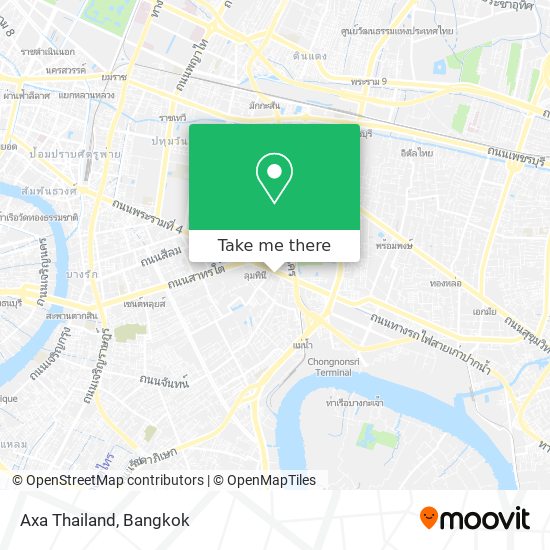 Axa Thailand map