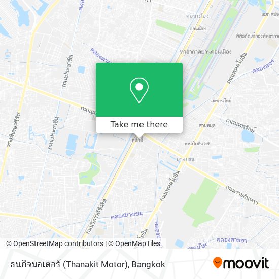 ธนกิจมอเตอร์ (Thanakit Motor) map