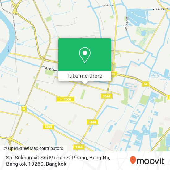 Soi Sukhumvit Soi Muban Si Phong, Bang Na, Bangkok 10260 map