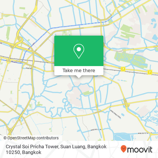 Crystal Soi Pricha Tower, Suan Luang, Bangkok 10250 map